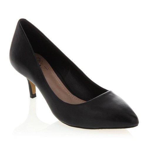 Vince Camuto Lina Thong Kitten Heel Sandals Black Size 6 Vtg | eBay