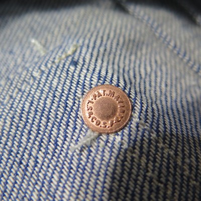Pre-owned Levi's Pleated Blouse / Rigid Levis 1879model Made In Japan Size 40