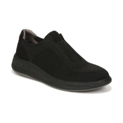 Женские кроссовки-слипоны Bzees Womens Trophy черного вязаного цвета, размер 9.5 Medium (B,M) BHFO 5914
