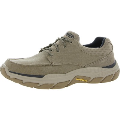 

Skechers Mens Respected Loleto Elastic Laces Slip-On Sneakers Shoes BHFO 1540, Taupe, Respected Loleto
