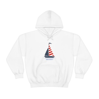 Amelia Island, Florida  --  Unisex Heavy Blend  Hooded Sweatshirt