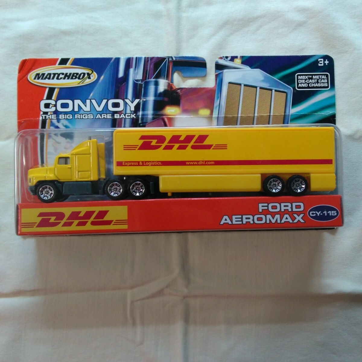 Matchbox Convoy DHL Semi Tractor Trailer Ford Aeromax New | eBay