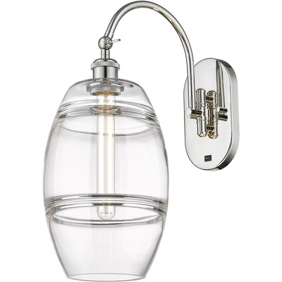Innovations Lighting 518-1W-PN-G557-8CL Ballston Vaz Wall Sconce Polished Nickel