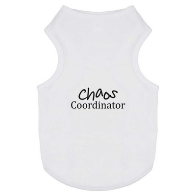'Chaos Coordinator' Pet Dog / Cat T-Shirt (PT050921)