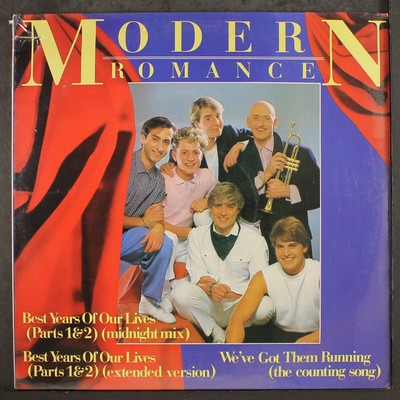 MODERN ROMANCE: best years of our lives WEA 12'' Single 33 RPM Sealed
