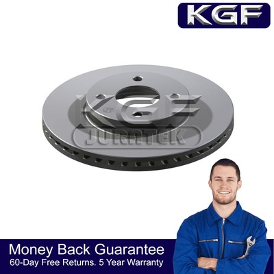 KGF Front 1x Brake Disc Fits Nissan Micra 2010-2015 Note 2013- 1.2 1.5 dCi