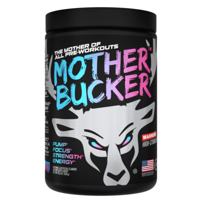 BUCKED UP MOTHER BUCKER PRE-WORKOUT Pump Focus Strength Energy High-Stimulant