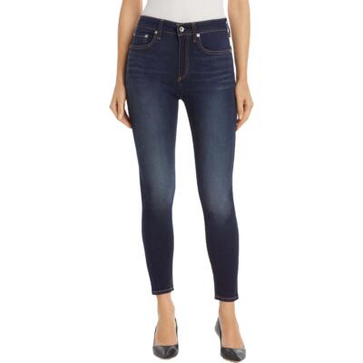 

Женские синие джинсы скинни до щиколотки Rag - Bone Nina  BHFO 6087, Carmen