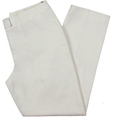 Женские офисные брюки прямого кроя Anne Klein с высокой посадкой Bowie White 14 BHFO 4574