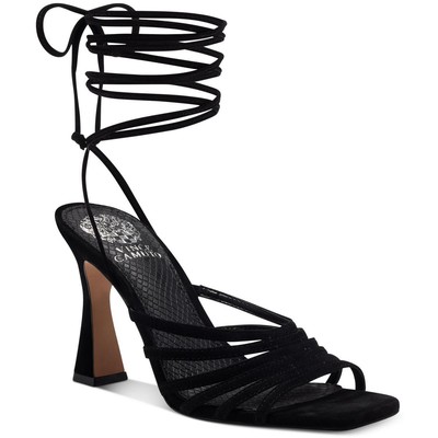 

Женские черные замшевые сабо Vince Camuto Roselian 5,5 средний (B,M) BHFO 3203, Черный, Roselian