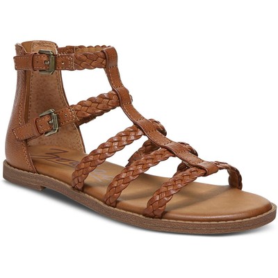 Zodiac Womens Camelia Плетеные гладиаторские сандалии из искусственной кожи BHFO 1917