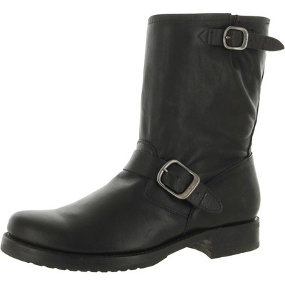 

Frye Womens Veronica Black Leather Harness Boots 10 Medium (B,M) BHFO 7477, Черный