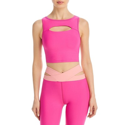Спортивный бюстгальтер Aqua Womens Pink Fitness Workout Activewear M BHFO 0637