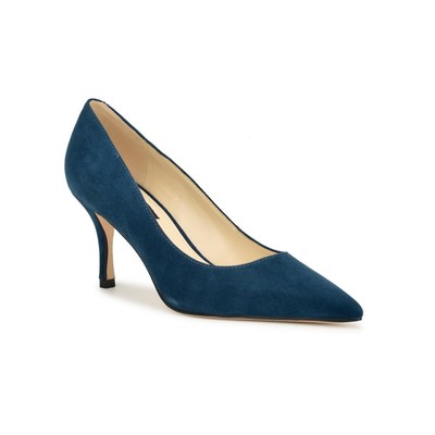 Женские туфли-лодочки Nine West WN Patsy из синей замши, размер 12, средний (B, M), BHFO 0355