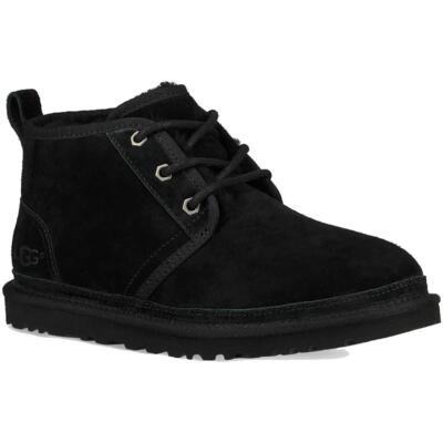 

Ugg Womens Neumel Black Suede Bootie Повседневные ботинки Обувь 9 Medium (B,M) BHFO 3923, Черный, 1094269