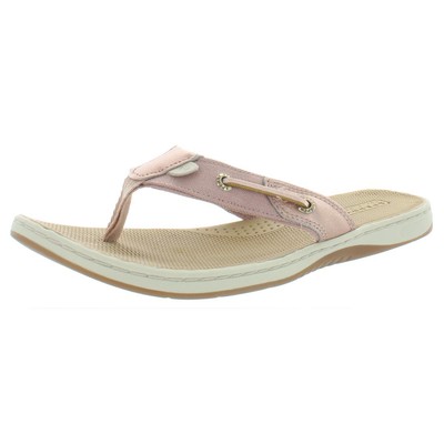 

Женские кожаные шлепанцы Sperry Seafish, шлепанцы, сандалии BHFO 9076, Rose gold, Seafish