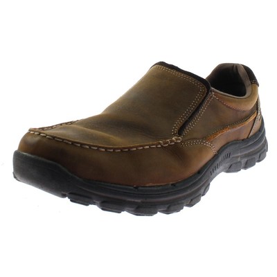 

Мужские кроссовки Skechers Braver Rayland Brown Slip-On 9.5 Medium (D) BHFO 1412, Dark brown