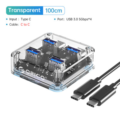 ORICO USB HUB 3.0 4 Ports USB Splitter 5 Gbps for Moblie Phone Laptop PC Tablet