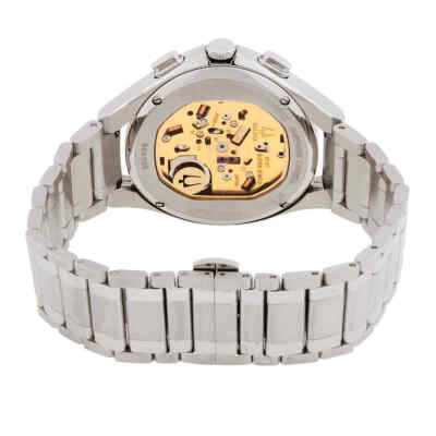 Pre-owned Bulova Curv Chronograph Quartz Grey Dial Men's Watch 96a298