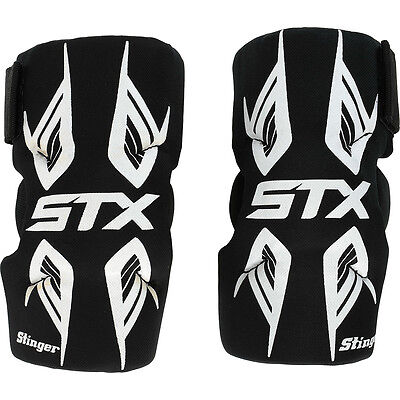 STX Youth Stinger Lacrosse Arm Pads Black Large