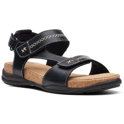 

Женские кожаные туфли Clarks Roseville Mae с удобной стелькой и ремешком на щиколотке BHFO 1408, Black leather, Roseville Mae