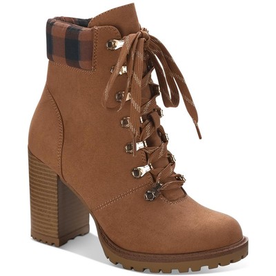 Женские ботинки Sun + Stone Octavia из искусственной кожи в армейском стиле и на шнуровке BHFO 7055