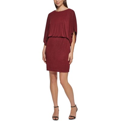 Женское фиолетовое платье-футляр из блузона-металлик Jessica Howard Petites 12P BHFO 5591