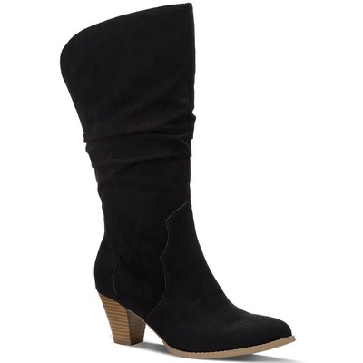 Style & Co. Женские черные сапоги Arlenee до середины икры Boots 9.5 Medium (B,M) BHFO 9963