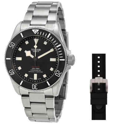 Мужские часы Tudor Pelagos 39 с автоматическим черным циферблатом 25407N-0001
