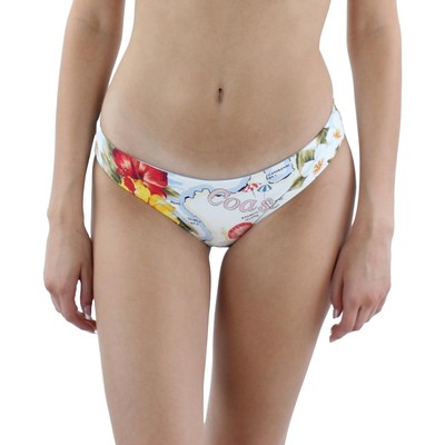 Женские плавки Seafolly из синего нейлона с принтом на подкладке 6 BHFO 6945
