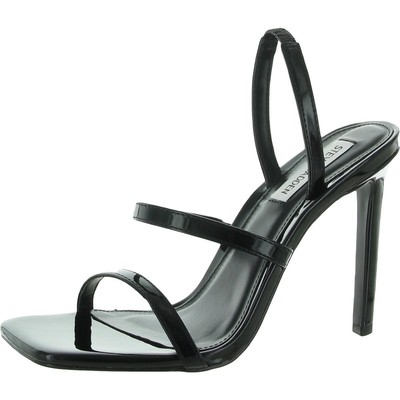 

Женские черные сандалии Steve Madden Gracey с ремешками 6, средний (B,M) BHFO 6139, Black patent