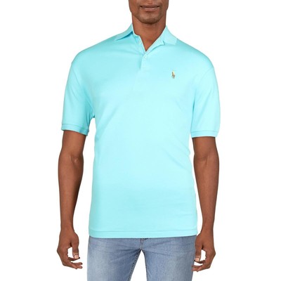 

Мужская синяя рубашка-поло с логотипом Polo Ralph Lauren Cassic Fit  BHFO 3180, French turquoise, 710660606122