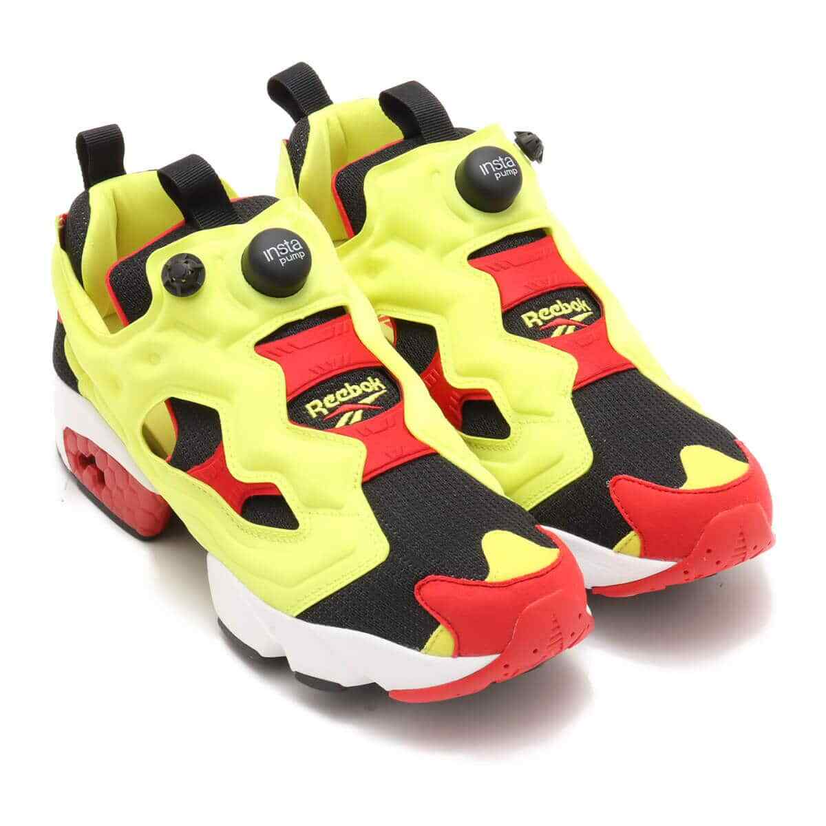 Pre-owned Reebok 100074910  Instapump Fury Citron (men's) In Yellow
