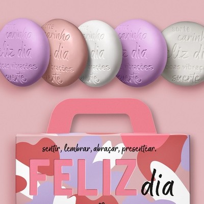 Natura Tododia  Presente Sabonetes Sortidos Feliz Dia 5 x 90 g