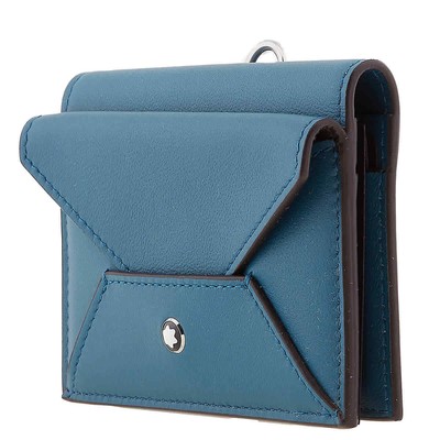 Pre-owned Montblanc Meisterstuck Selection Soft Card Holder - Ottanio 131258 In Check Description
