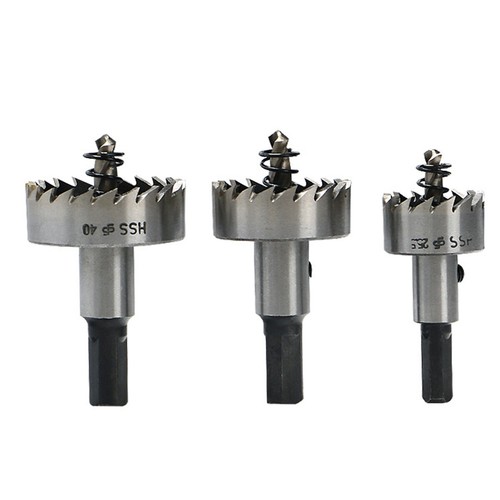 1280mm HSS Lochsägen Bohrer Set für Edelstahl Metallbohrer Eisen Kronenbohrer