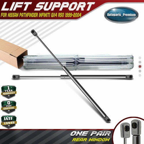 2x Rear Window Lift Support Shock for Nissan Pathfinder R50 99-04 QX4 ...