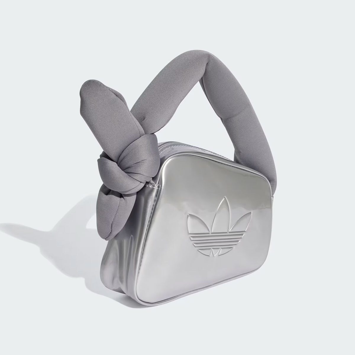 New Adidas Originals MINI AIRLINER BAG JC6010 SILVER METALLIC