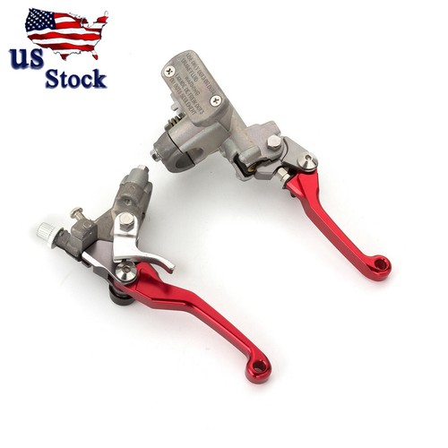 For CRF150/250R CRF450R 2007-2012 Brake Clutch Perch Master Cylinder Levers USA