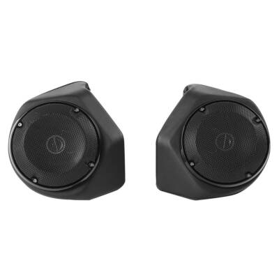 King Pack Rear 6.5'' Speaker Pods Box Trunk Fit For Harley Tour Pak Touring 14-24
