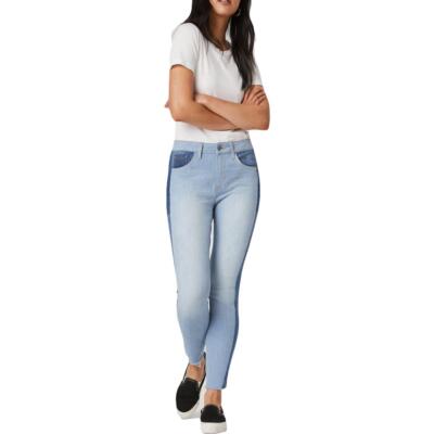 

Женские джинсы скинни Mavi Tess Blue с высокой посадкой и потрепанным краем  BHFO 9804, Light blocking denim