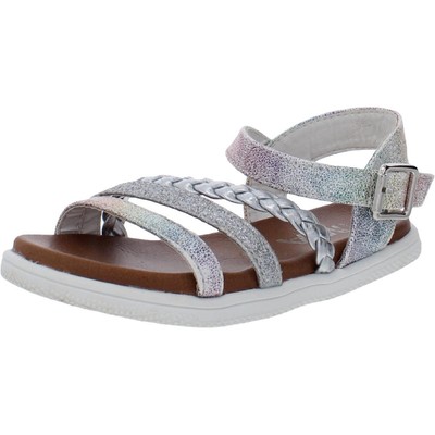 

Сандалии-гладиаторы Mini MIA Girls Little Missy Multi 7, средний (B,M) для малышей 4604, White/silver/rmpu