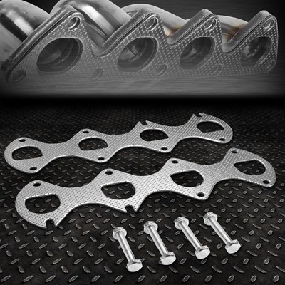 ДЛЯ 05-10 FORD MUSTANG GT 4.6L V8 АЛЮМИНИЕВАЯ ПРОКЛАДКА КОЛЛЕКТОРА ВЫПУСКНОГО КОЛЛЕКТОРА С БОЛТОМ