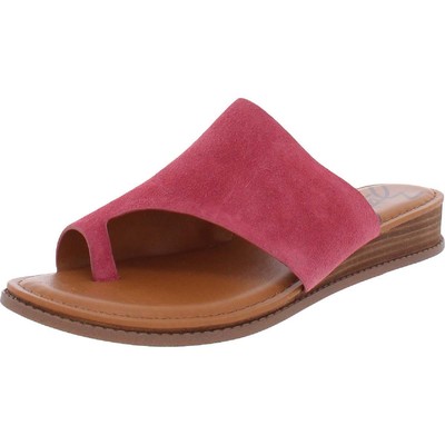 

Женские розовые замшевые шлепанцы Zodiac Giada 7,5, средний (B,M) BHFO 5413, Raspberry suede