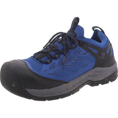 Женская рабочая обувь Keen Flint II из синей кожи Кроссовки 8.5 Medium (B,M) BHFO 0389