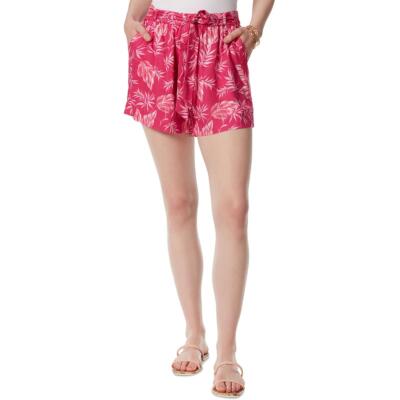 

Jessica Simpson Womens Ellow Printed High Rise Paperbag Casual Shorts BHFO 8265, Summer bloom, Ellown