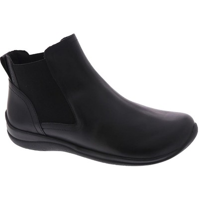 David Tate Womens Space Black Leather Booties Shoes 9 Narrow (AA,N) BHFO 6058