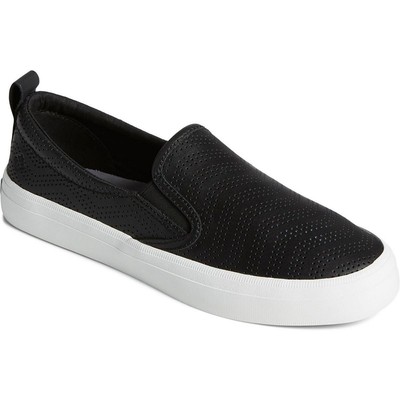 Женские модные кроссовки Sperry Womens Crest черного цвета, размер 11, средний (B, M), BHFO 6819