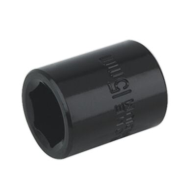 Sealey IS3815 Impact Socket 15mm 3/8''Sq Drive