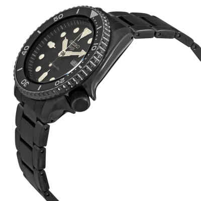 Pre-owned Seiko 5 Sports Automatic Black Dial Men's Watch Srpd65k1